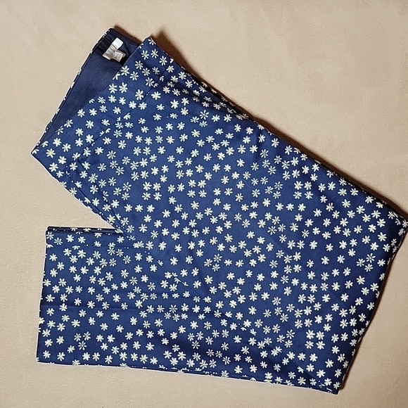 Daisy Floral Print Richmond Ankle Trouser Chino Pants Size 10 EUC - Picture 2 of 8